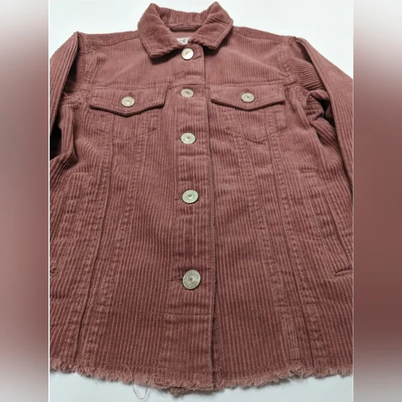 ZARA KIDS Dusty Pink Corduroy Jacket Size 5